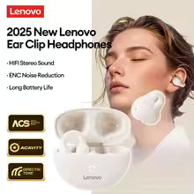 ThinkPlus Wireless Earbuds – Bluetooth Deep Bass, Noise Reduction, Long Battery Life, Touch Control,